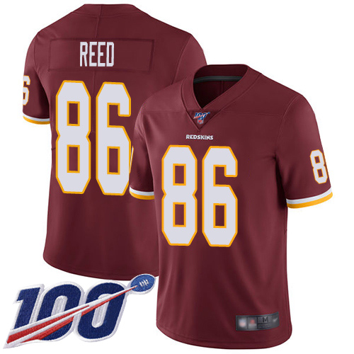 Washington Redskins Limited Burgundy Red Men Jordan Reed Home Jersey NFL Football #86 100th Season->washington redskins->NFL Jersey